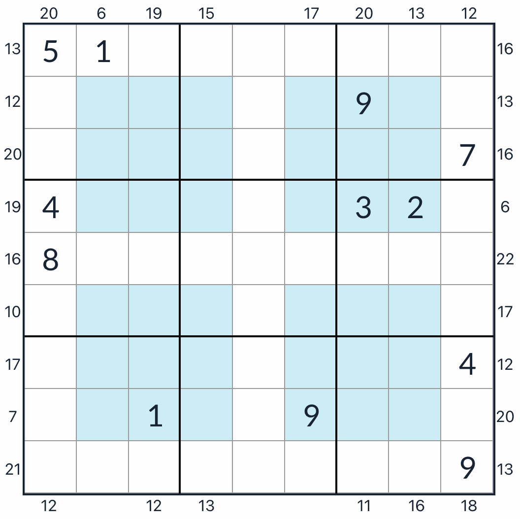anti-king hyper frame sudoku vraag