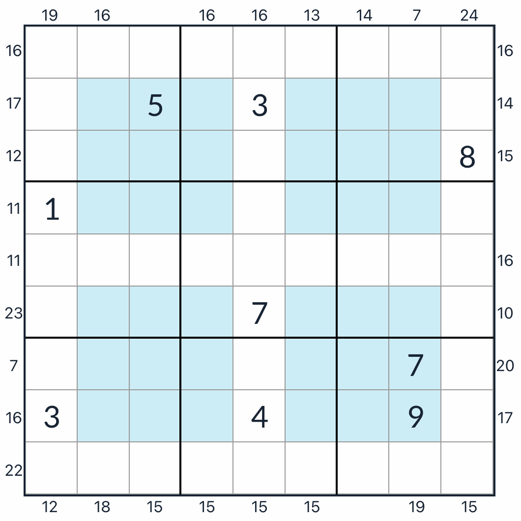 hyper frame sudoku vraag