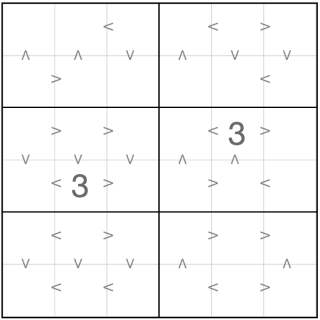 Blok groter dan Sudoku 6x6