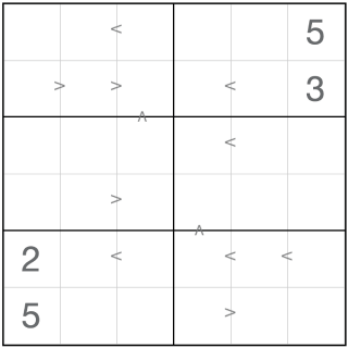 Groter dan Sudoku 6x6