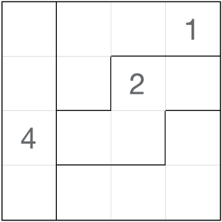 Puzzel sudoku 4x4