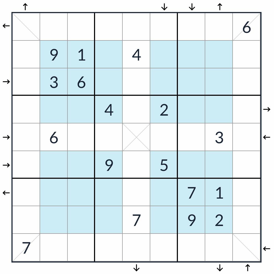 Hyper Diagonal Rossini sudoku vraag