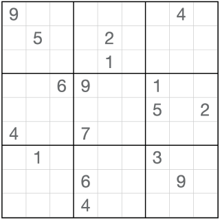 Sudoku 17 aanwijzingen