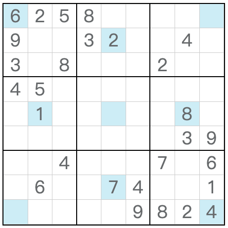 Tweeling overeenkomstige Girandola Sudoku