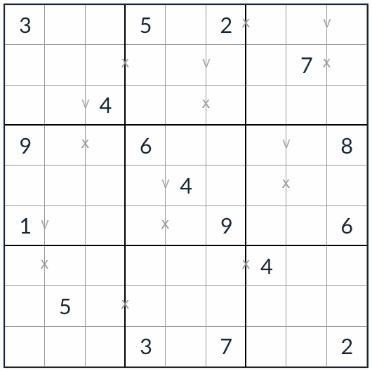 anti-king-knight xv sudoku puzzel