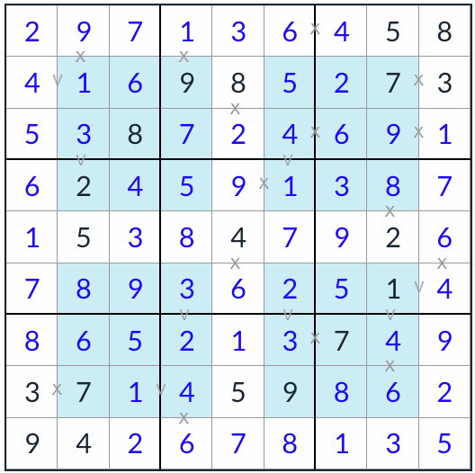 hyper xv sudoku -oplossing